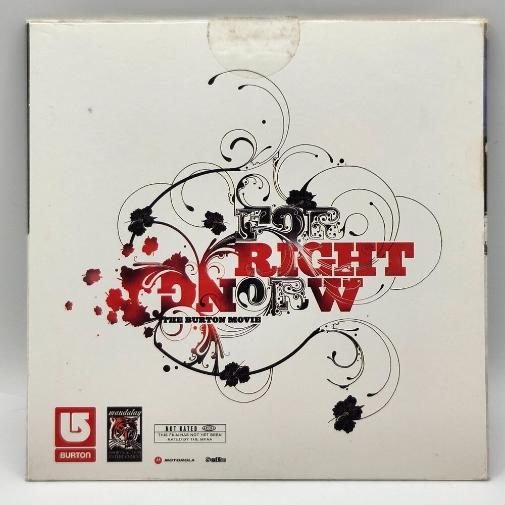 Burton For Right Or Wrong Snowboarding DVD